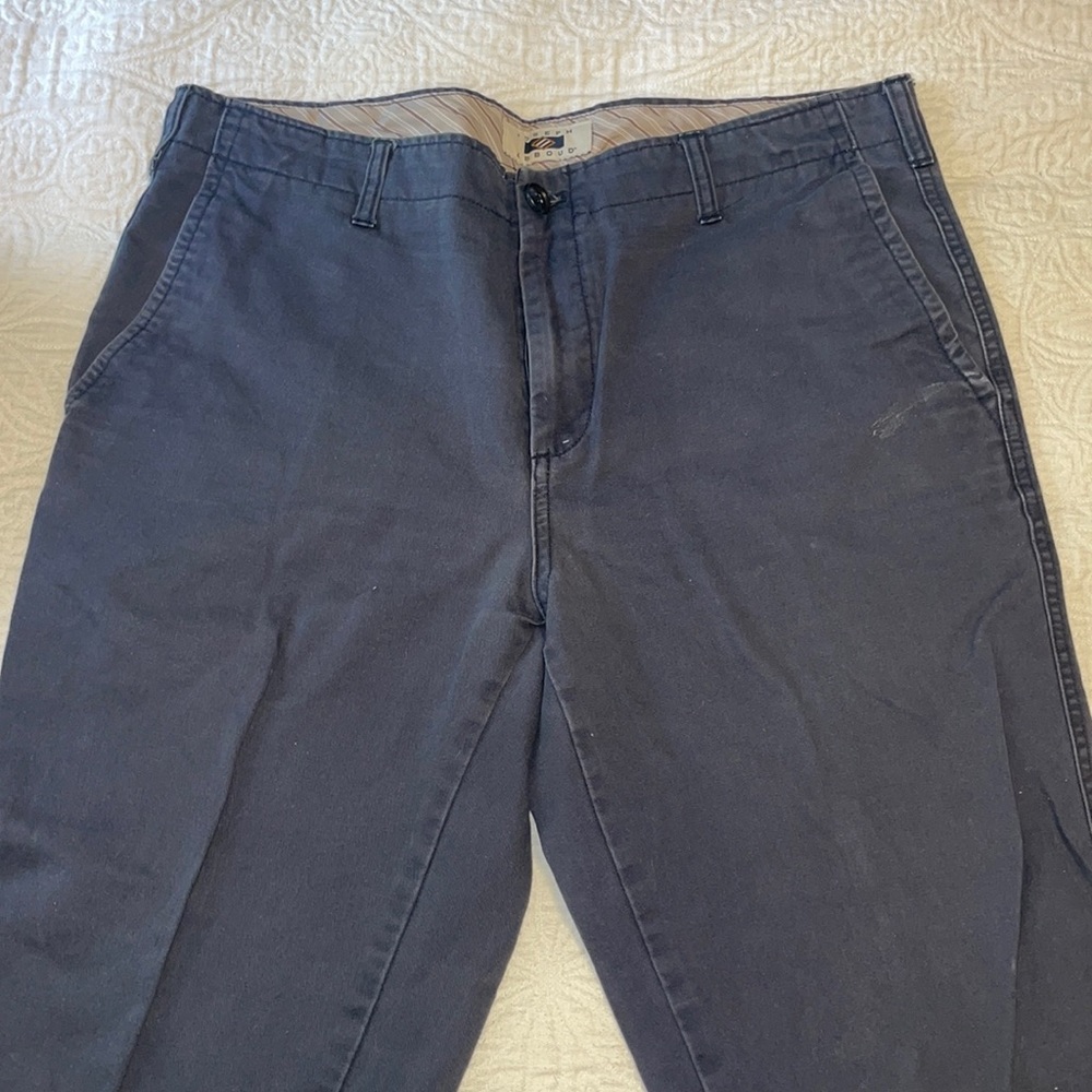 Men’s Joseph Abboud Navy Blue 100% Cotton Pants